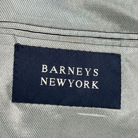 Burberry London Men's Sport Coat Gray Windowpane Blazer 42 Long Jacket READ - Picture 11 of 15